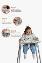 Mammam Baby-Renkli Sebzeler Mama Sandalyesi Önlüğü-Mama Önlüğü-4-Milagron.com