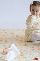 Mammam Baby-Sevimli Arılar Çok Amaçlı Su Geçirmez Yer/Masa Örtüsü-Mama Önlüğü-3-Milagron.com