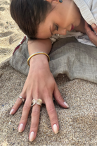 Manus In Mano-Branco Gümüş Yüzük-Yüzük-3-Milagron.com