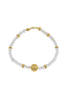 Manus In Mano-Bronn Berrak Kuvars Doğal Taş Bileklik - Hava Elementi-Bileklik-1-Milagron.com