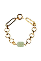 Manus In Mano-Cadaques Yeşil Rutil Kuvars Taş Gümüş Bilezik-Bileklik-1-Milagron.com