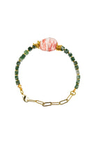 Manus In Mano-Florina Doğal Taş Pirinç Bileklik-Bileklik-1-Milagron.com