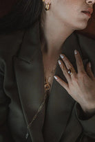 Manus In Mano-Leon Gümüş Uzun Kolye-Kolye-3-Milagron.com