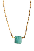 Manus In Mano-Lilian Yeşil Opal Taş Gümüş Kolye-Kolye-1-Milagron.com