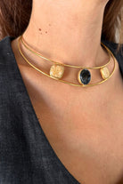 Manus In Mano-Sarov Akik Taş Gümüş Tasma Kolye-Kolye-2-Milagron.com