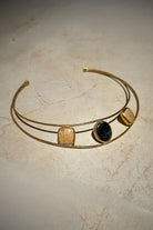 Manus In Mano-Sarov Akik Taş Gümüş Tasma Kolye-Kolye-3-Milagron.com