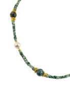 Manus In Mano-Volos Doğal Taş Pirinç Kolye-Kolye-2-Milagron.com