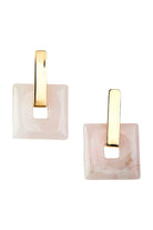 Manus In Mano-White Trezza Kuvars Taş Gümüş Küpe-Küpe-1-Milagron.com