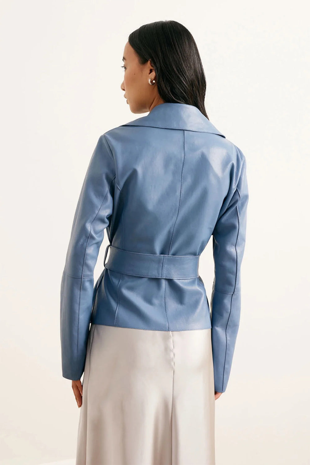 Clarice Bonded Deri Ceket - 1