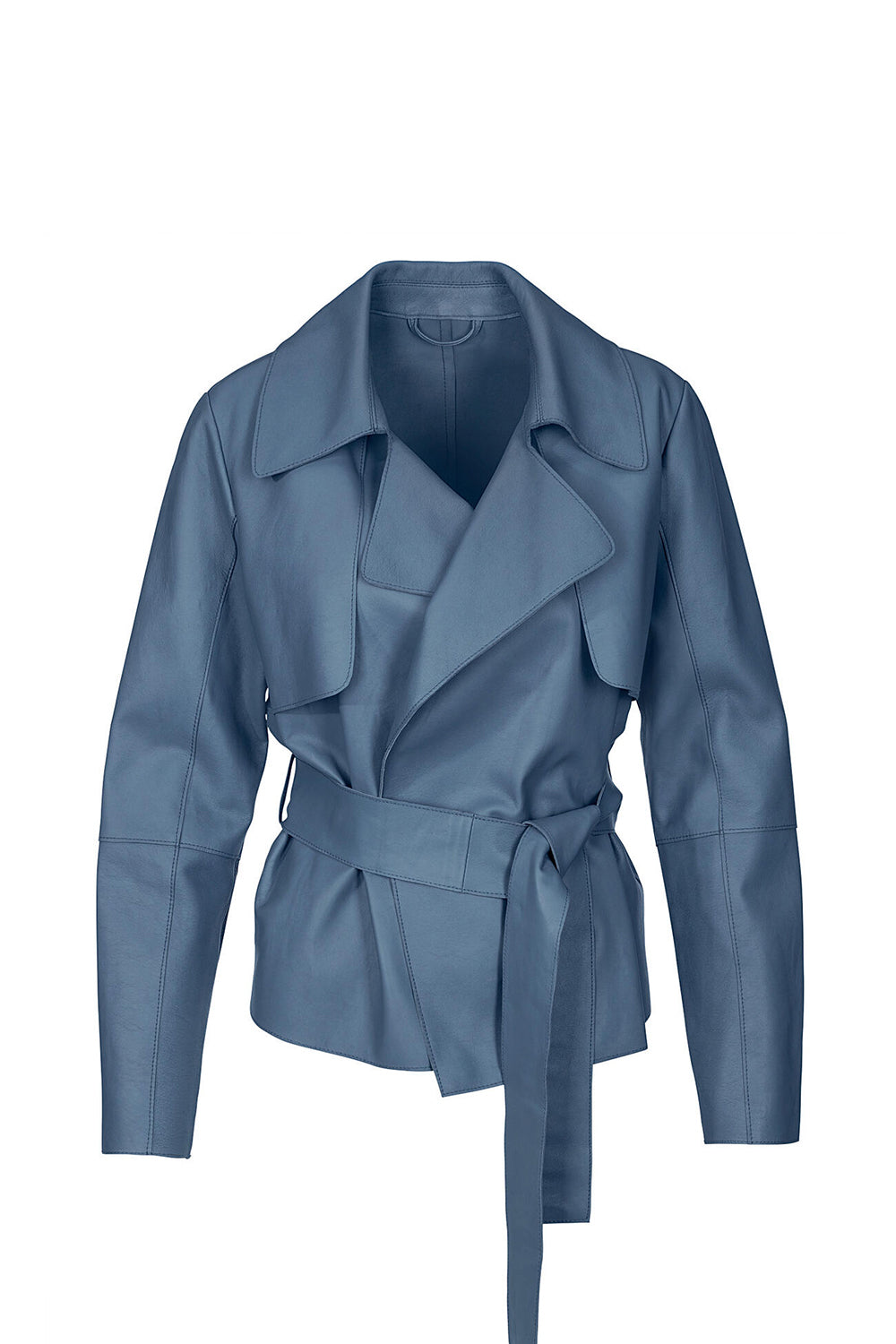 Clarice Bonded Deri Ceket - 2