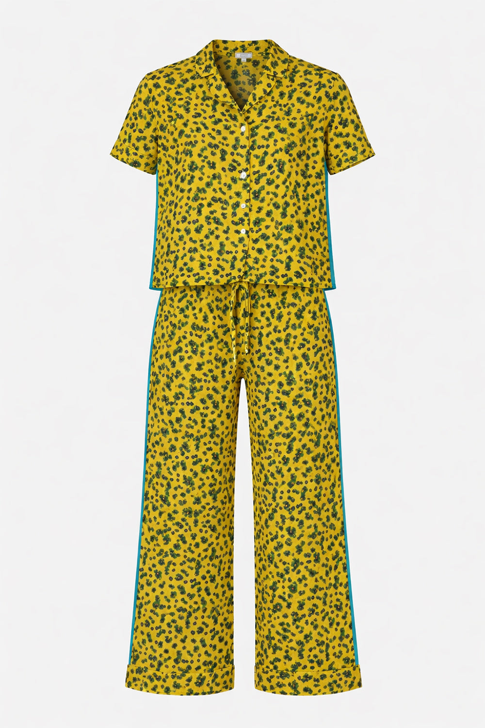 Naomi Çiçekli Vegan Kupra Pj Set - 1