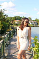 Marisca-Sandy Halter Mini Dress-Kimono-1-Milagron.com