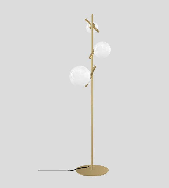 Posy Stl Lambader 3L Pi̇ri̇nç Ø39X32 H152 Cm G9 Led 1X10W+E14 Led 2X10W