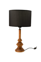 Massello Design-Elegante Ahşap Abajur Ceviz-Masa Lambası-1-Milagron.com