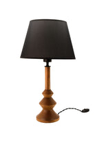 Massello Design-Elegante Ahşap Abajur Ceviz-Masa Lambası-1-Milagron.com