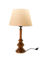 Massello Design-Elegante Ahşap Abajur Ceviz-Masa Lambası-1-Milagron.com