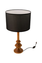 Massello Design-Elegante Ahşap Abajur Ceviz-Masa Lambası-2-Milagron.com