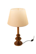 Massello Design-Elegante Ahşap Abajur Ceviz-Masa Lambası-2-Milagron.com