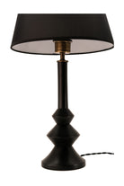 Massello Design-Elegante Ahşap Abajur Siyah-Masa Lambası-4-Milagron.com