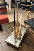 Massello Design-Tornio 3'lü Ahşap Şamdan & Mumluk-Mumluk & Şamdan-4-Milagron.com