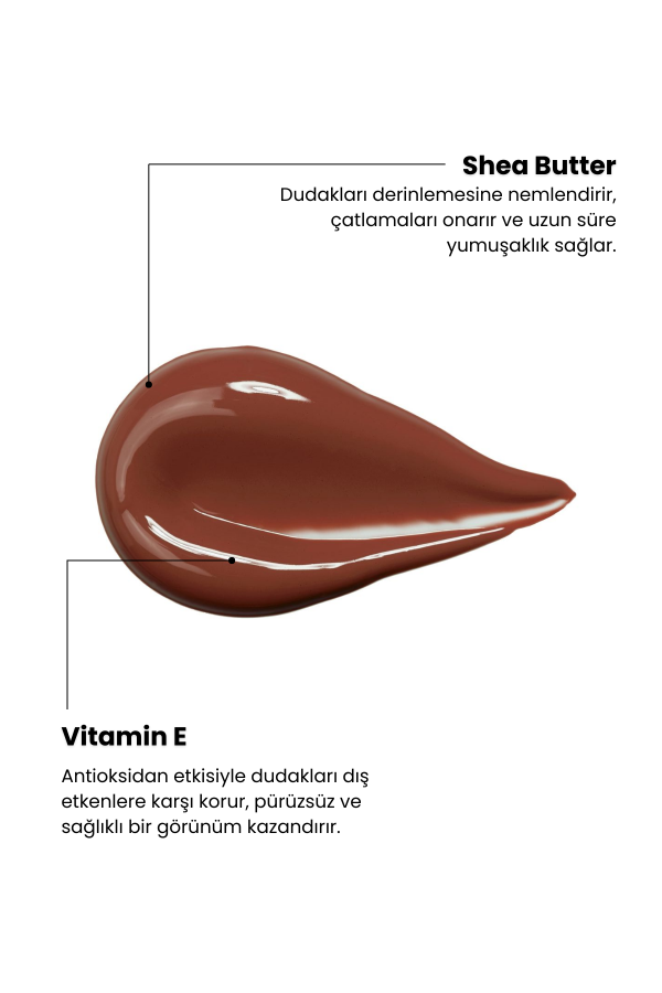 Espresso Glaze| 2In1 Renk Veren & Nemlendirici Parlak Lip Balm 10 Ml