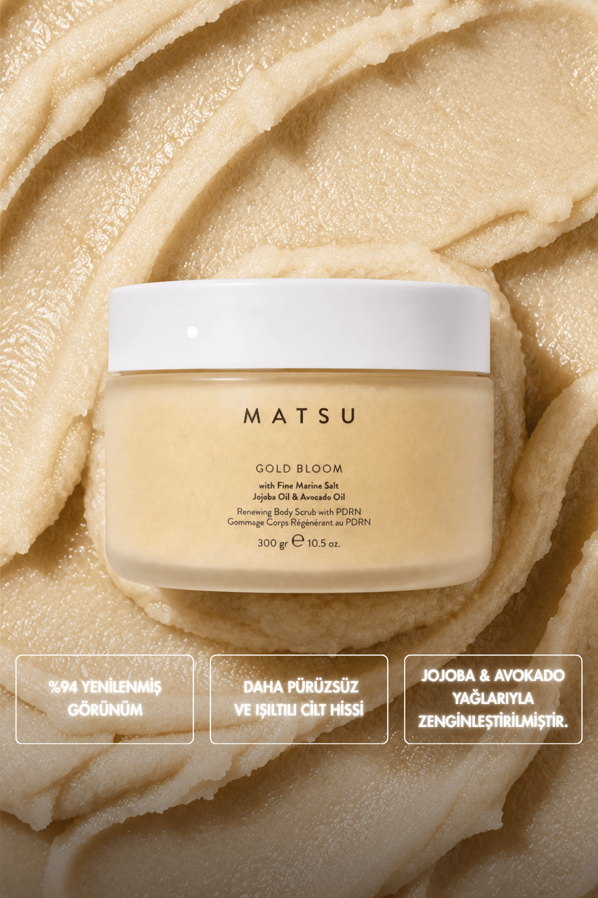 Gold Bloom Pdrn Yenileyici Vücut Peelingi