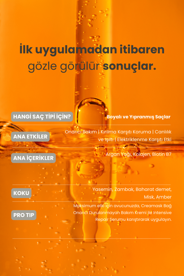 Intensive Repair | Yoğun Onarıcı Saç Serumu 50 Ml