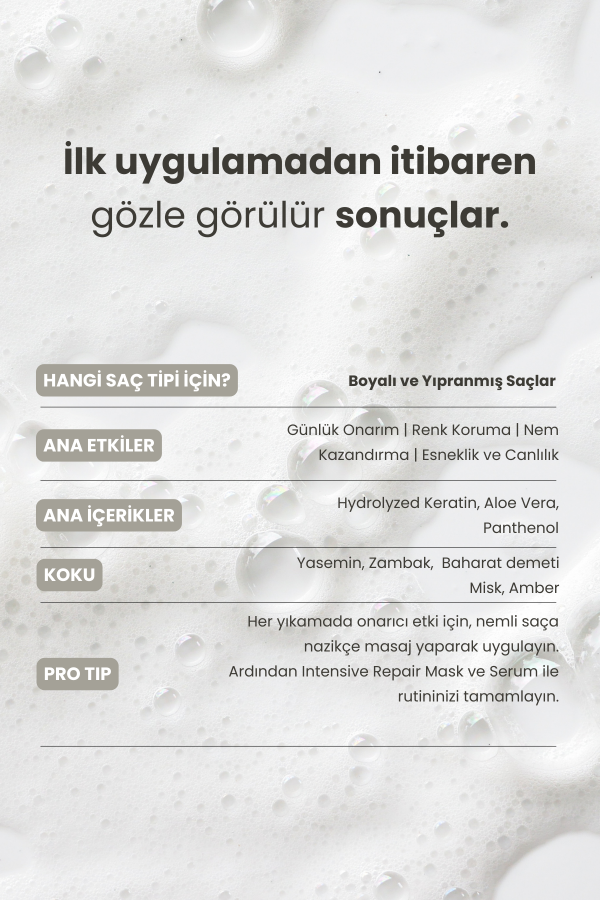 Intensive Repair | Yoğun Onarıcı Şampuan 350 Ml