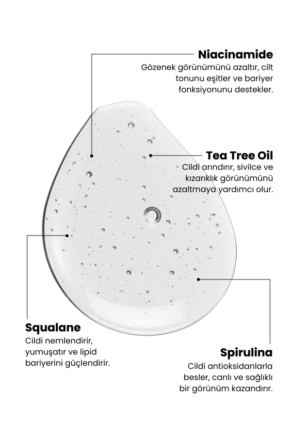 Marine Algae Niacinamide | Gözenek Karşıtı & Dengeleyici Serum 30 Ml