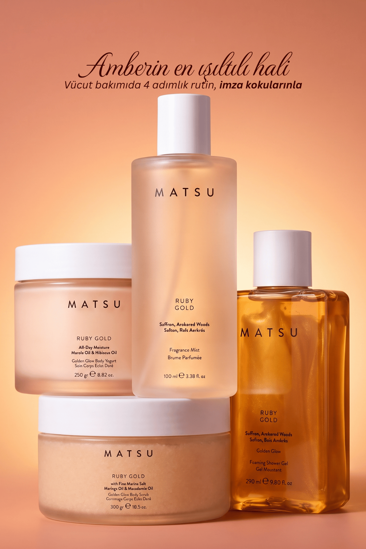 Ruby Gold Amberli Aromatik Duş Jeli