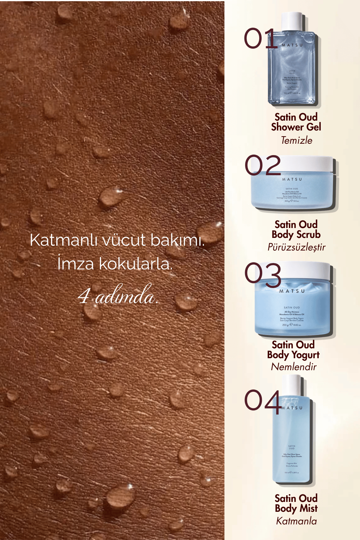 Satin Oud Bariyer Destekleyici Vücut Nemlendirici
