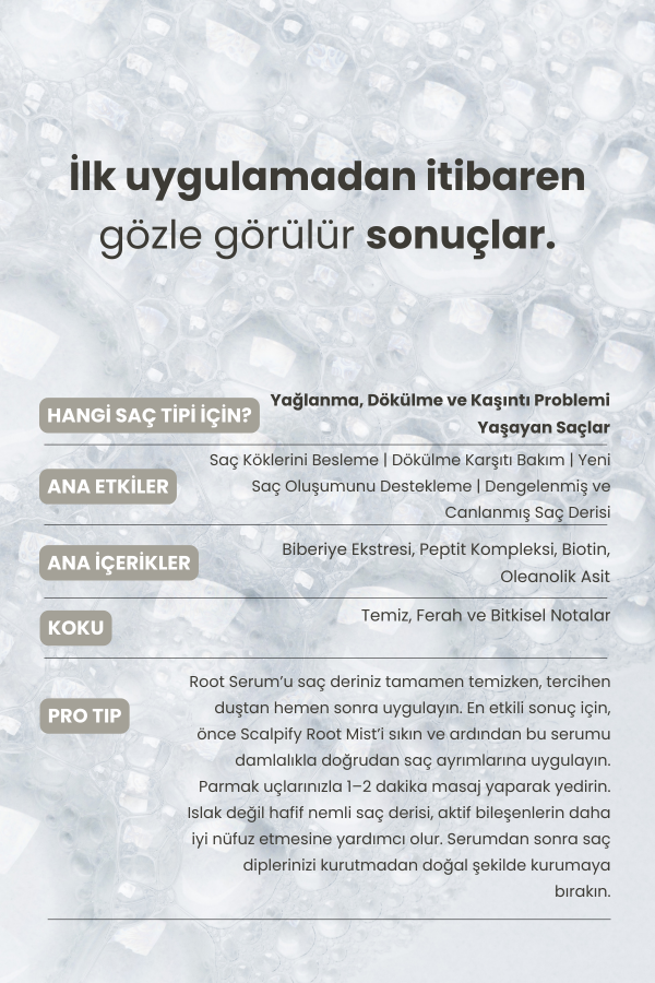 Scalpify Biberiyeli | Dökülme Karşıtı Biberiyeli Saç Derisi Serumu 50 Ml