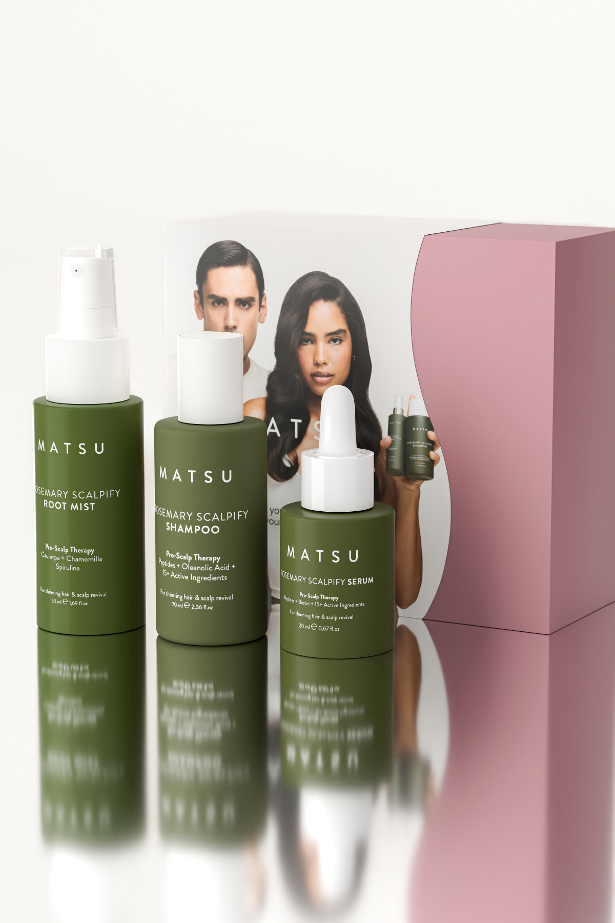 Scalpify Biberiyeli | Saç Derisi Bakım 3’Lü Mini Set (Şampuan + Mist + Serum)