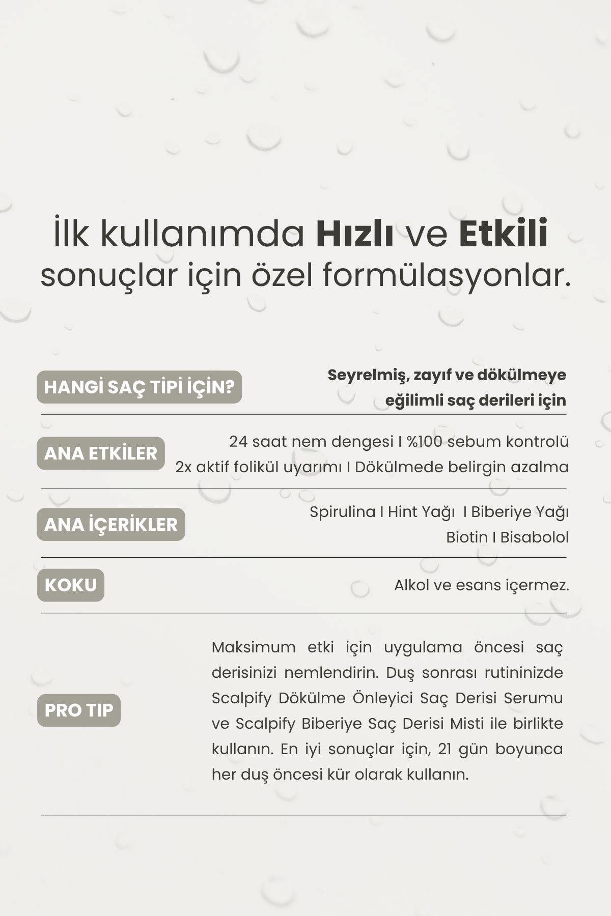 Matsu-Scalpify Şampuan Öncesi Saç Derisi Yağı | Kuruluk Ve Pullanma Karşıtı Spirulina + Çay Ağacı-Saç Serumu-6-Milagron.com