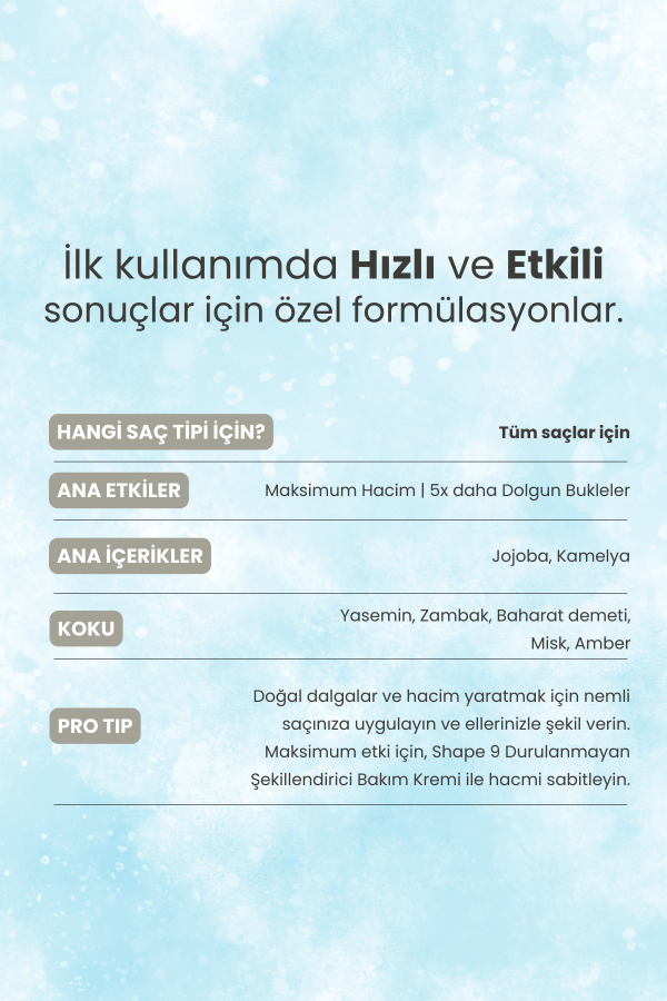 Volumizing | Deniz Tuzu Etkili Hacim Spreyi 50 Ml