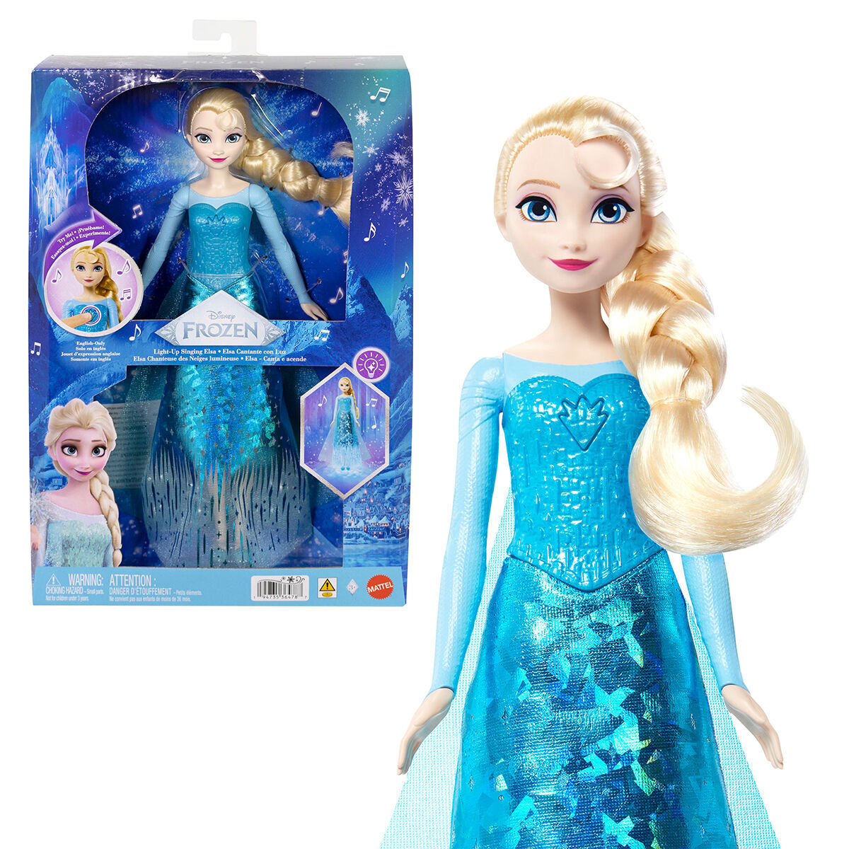 Jlj07 Disney Frozen Şarkı Söyleyen Ve Işıldayan Elsa