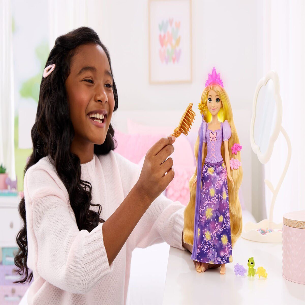 Jhl46 Disney Prenses Sihirli Saçlı Rapunzel