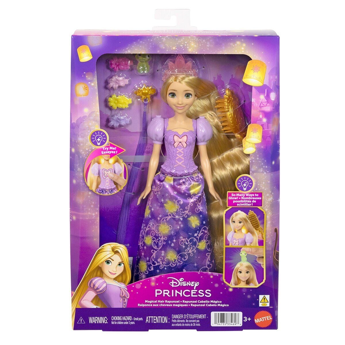 Jhl46 Disney Prenses Sihirli Saçlı Rapunzel