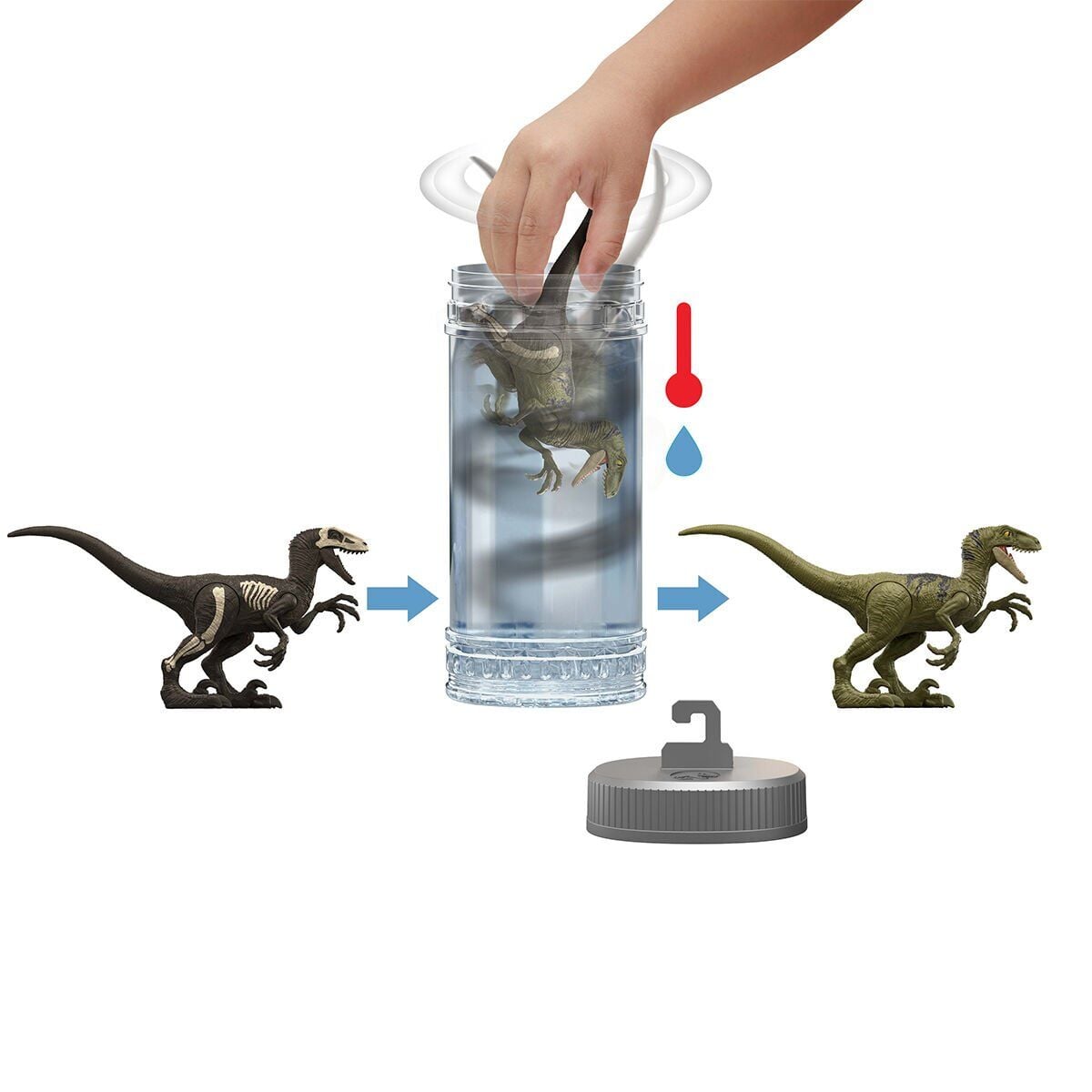 Jdc52 Jurassic World Dino Reveal - Sürpriz Dinozor Figürleri