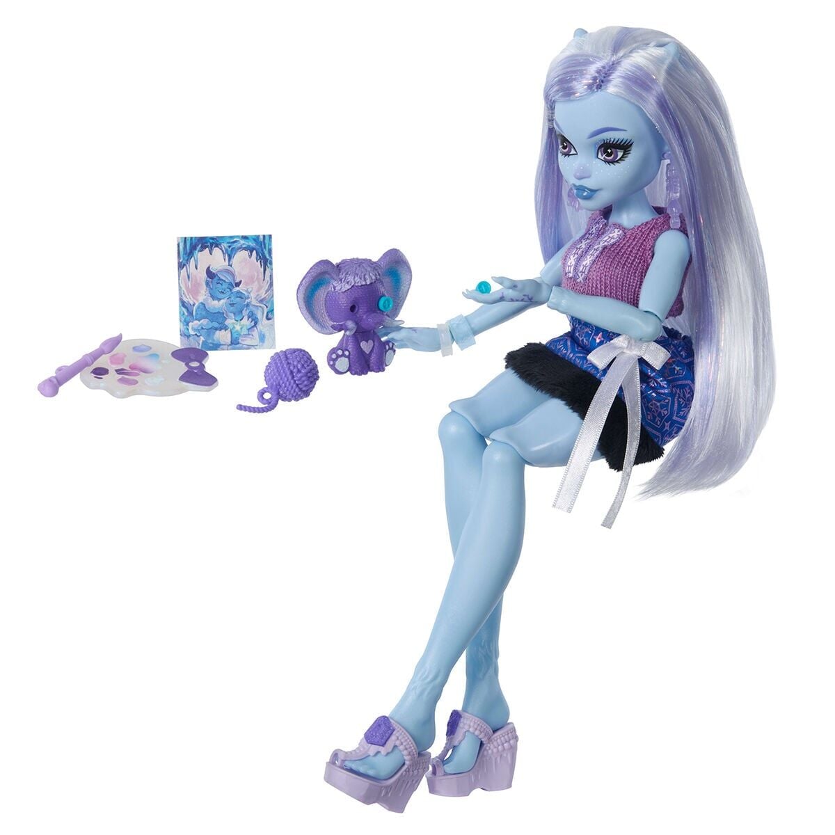 Jhk44 Monster High - Abbey Bominable Self-Scare Secrets Wave