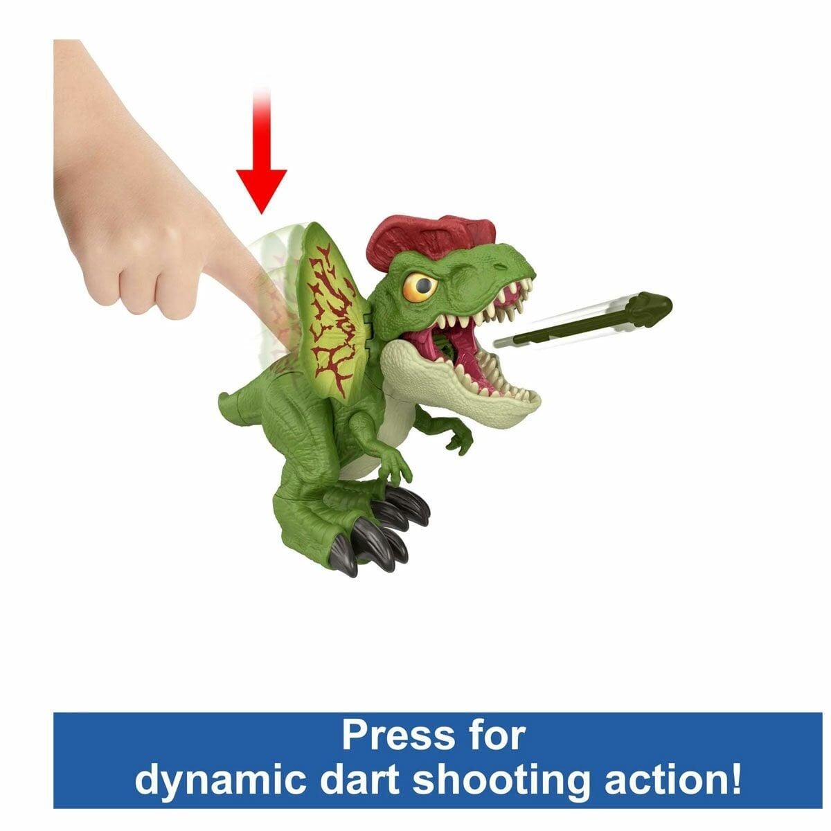 Hnt65 Jurassic World Uncaged™ İNteraktif Dilophosaurus Figürü