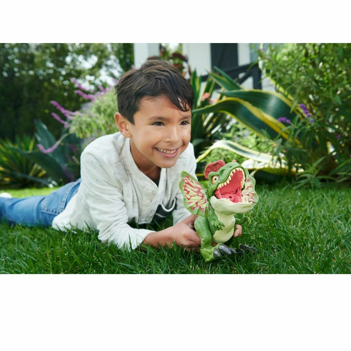 Hnt65 Jurassic World Uncaged™ İNteraktif Dilophosaurus Figürü