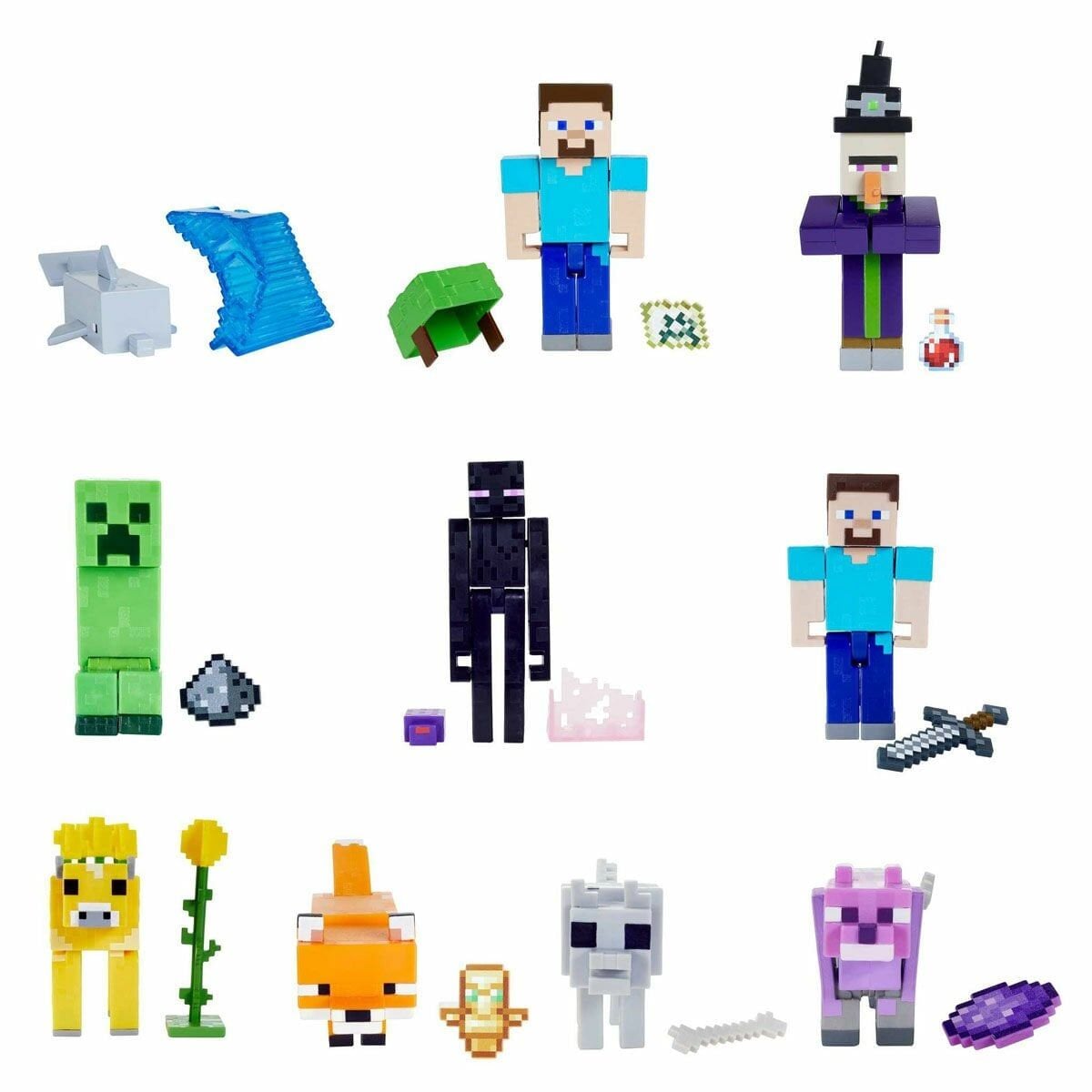 Gtp08 Minecraft Aksesuarlı Figürler