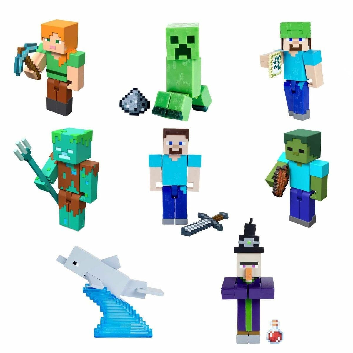 Gtp08 Minecraft Aksesuarlı Figürler