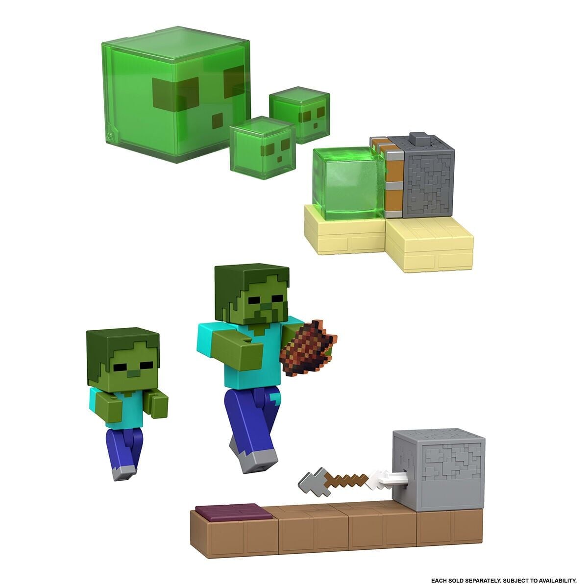 Jkk00 Hlb21 Minecraft 3.25 Inch Redstone Figür Ve Mekanizma Setleri