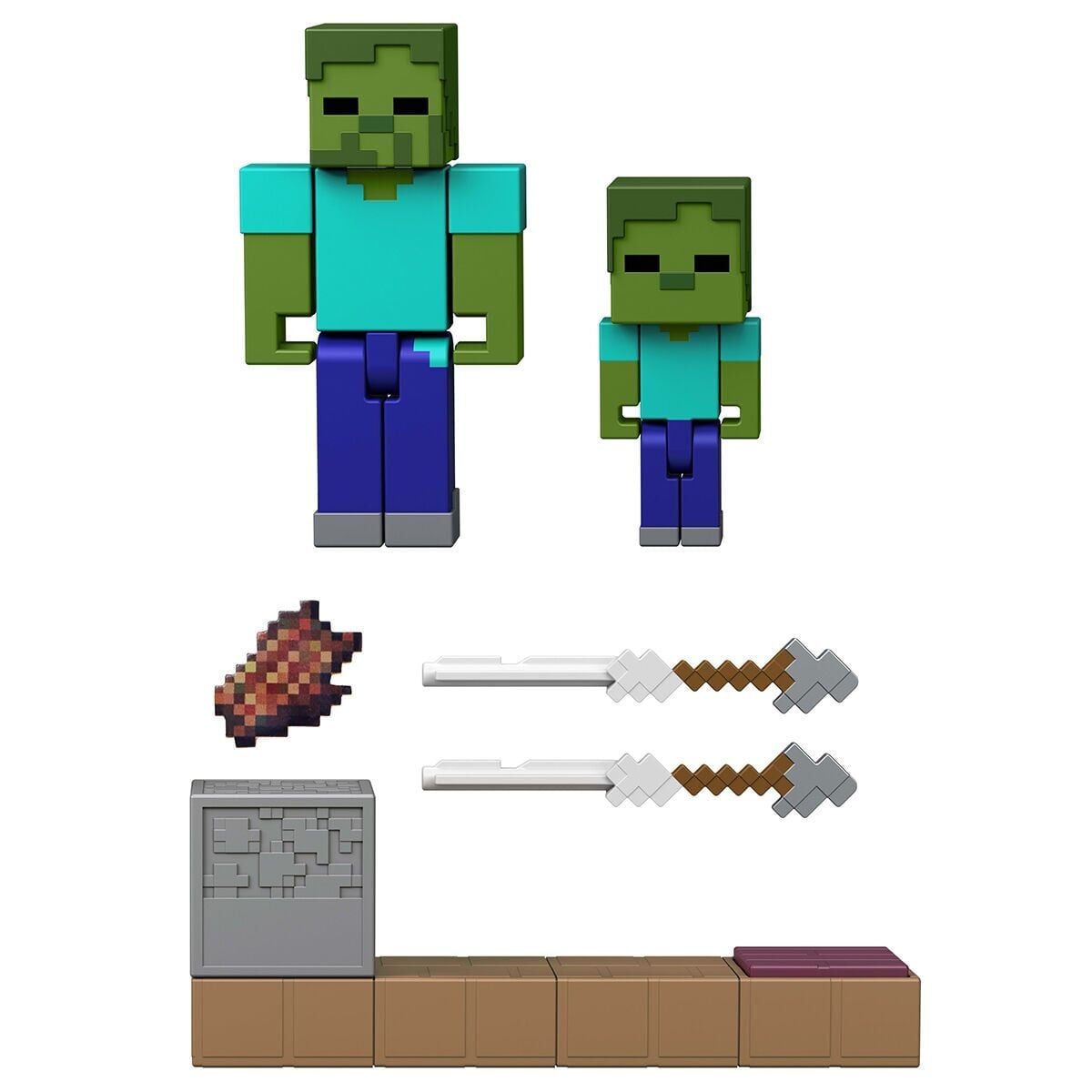 Jkk00 Hlb21 Minecraft 3.25 Inch Redstone Figür Ve Mekanizma Setleri