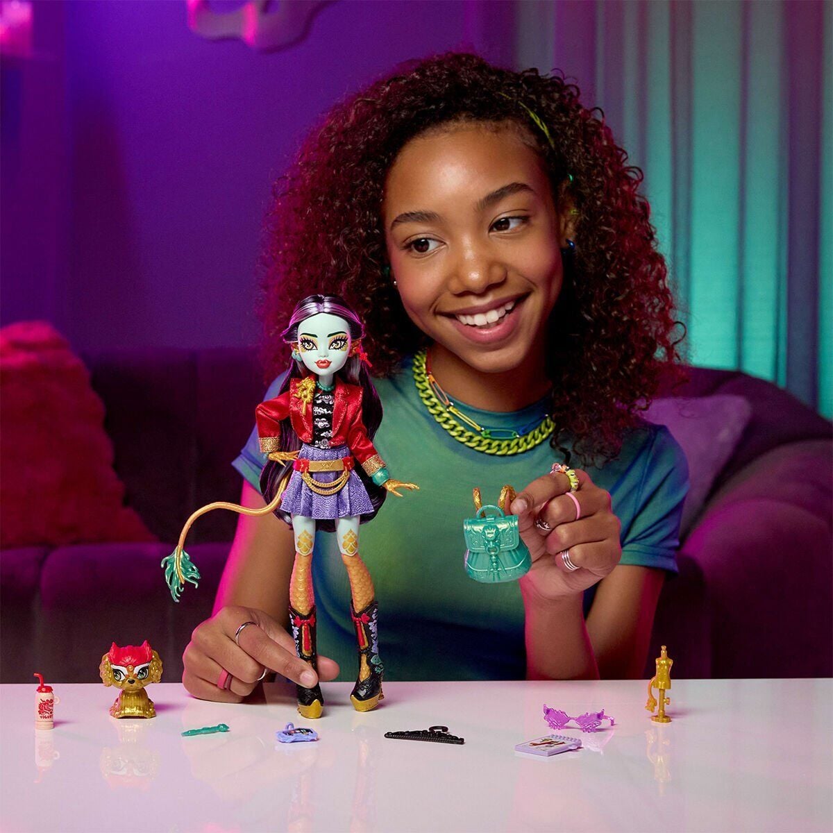 Hyv58 Monster High Jinafire Long