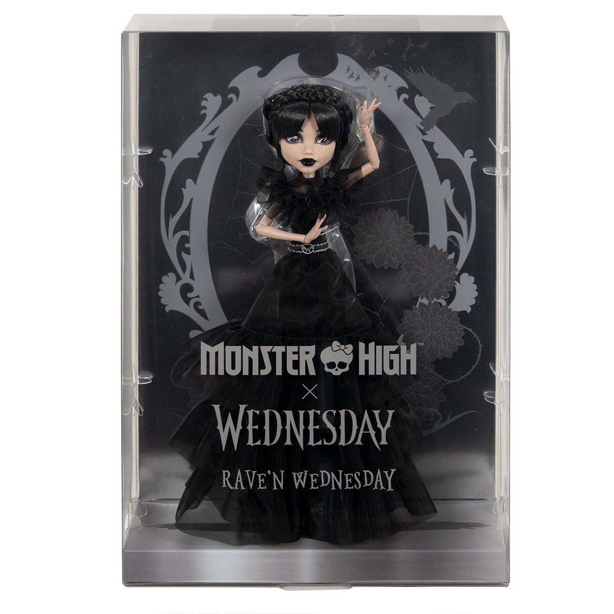 Hxj03 Monster High Wednesday Balo Elbiseli Bebek