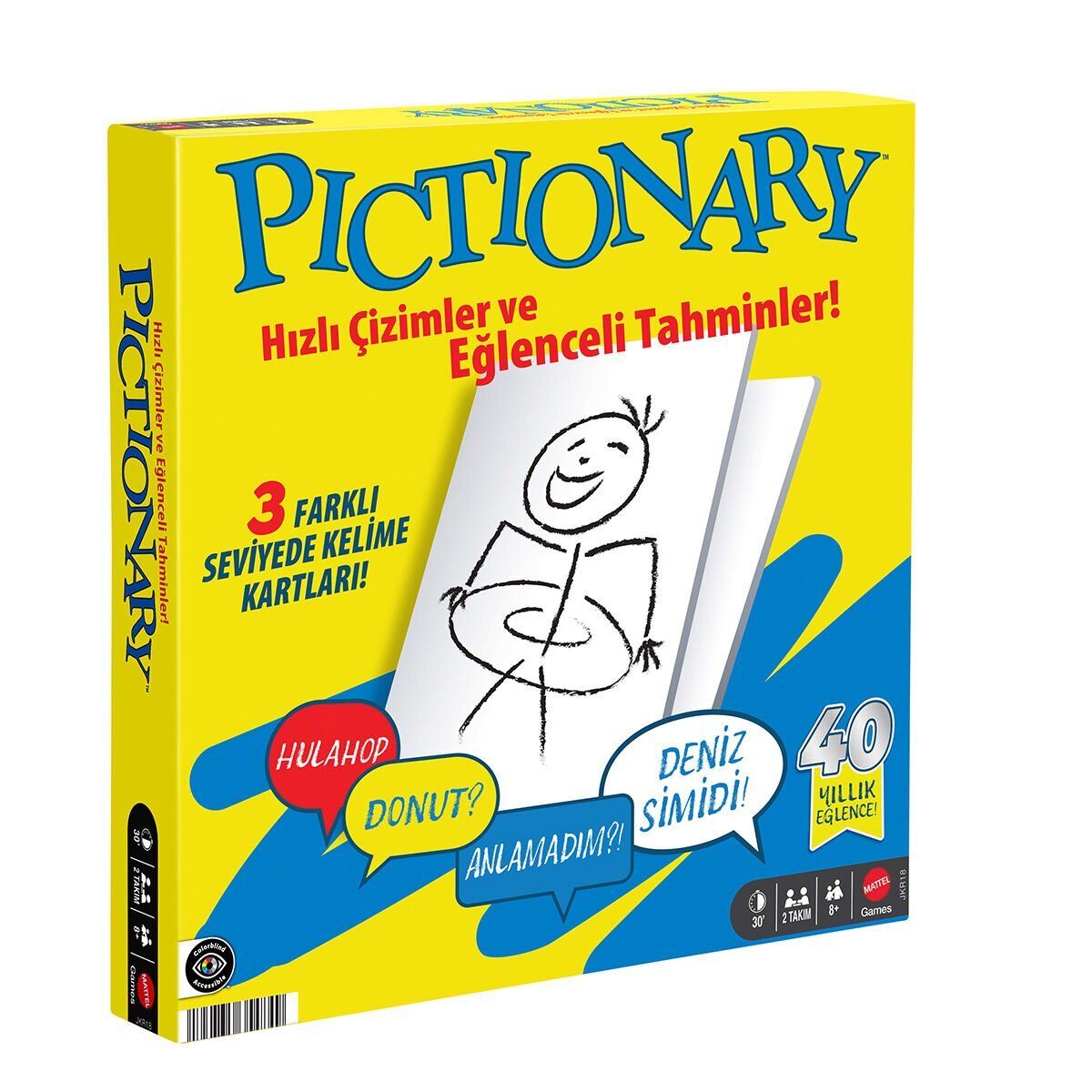 Jkr18 Pictionary Kutu Oyunu
