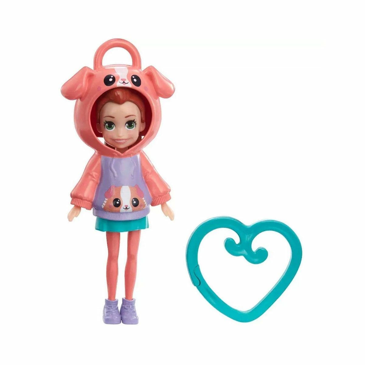 Hkv98 Polly Pocket Kapüşonlu Bebekler